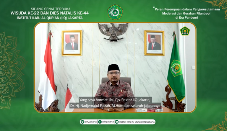 Menag: Negara Berhutang Kepada IIQ