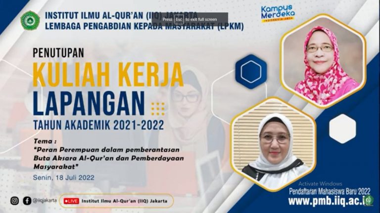 Penutupan KKL IIQ Jakarta 2022